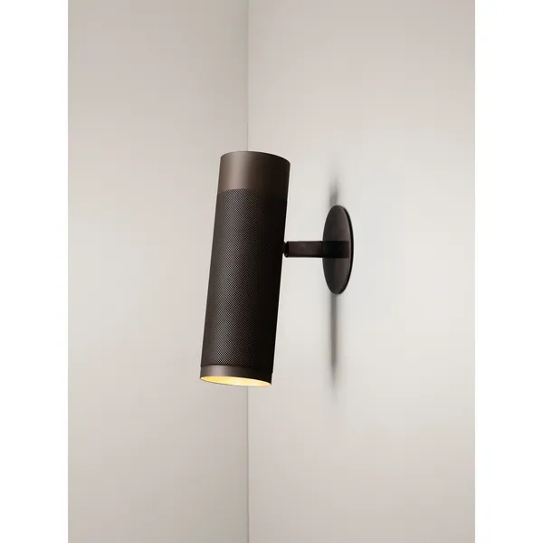 Patrone Infälld Vägglampa Stor Polerad Mässing