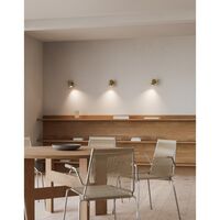 Patrone Wandlamp Klein Vernikkeld Messing