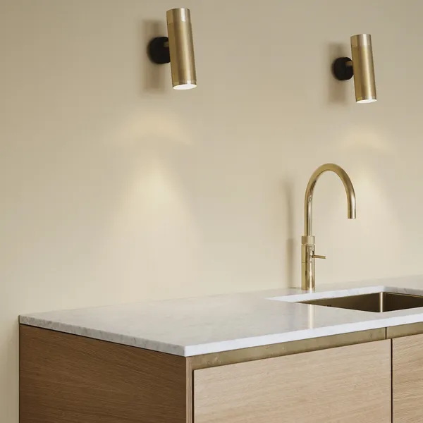 Cartridge Wall Lamp Brass