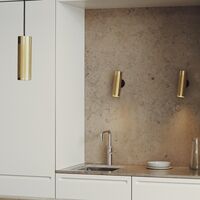 Cartridge Wall Lamp Brass