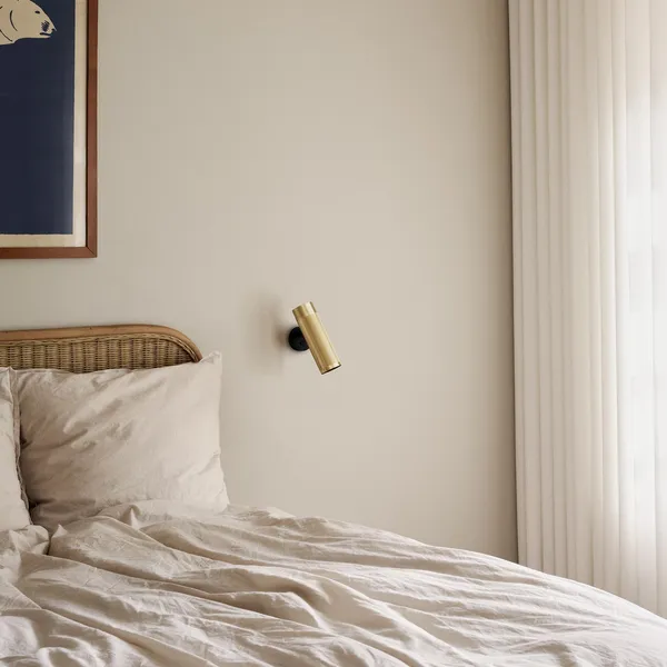 Cartridge Wall Lamp Brass