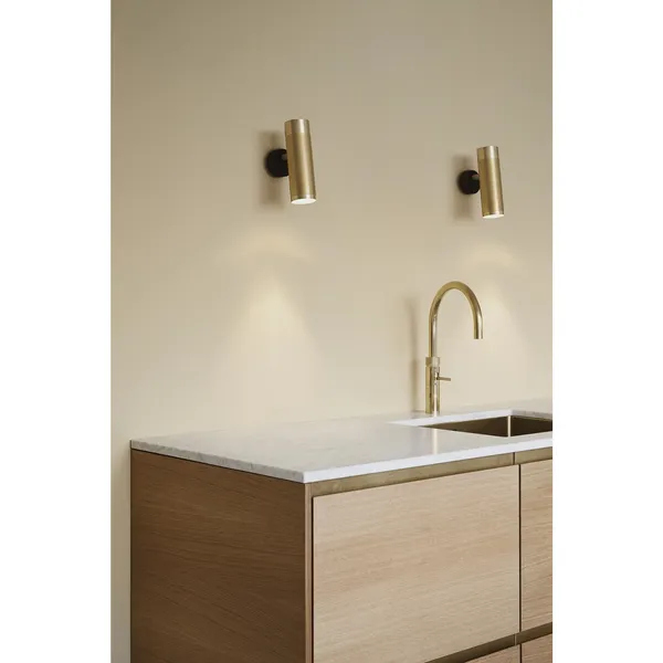 Cartridge Wall Lamp Brass