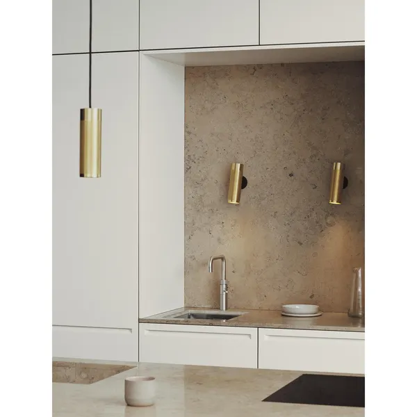 Cartridge Wall Lamp Brass