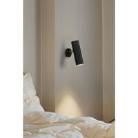 Patrone Wall Lamp Black Burnished Brass/ Brass