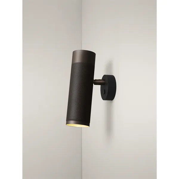 Patrone Wall Lamp Black Burnished Brass