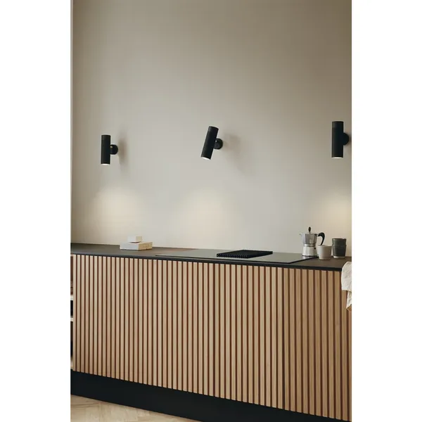 Patrone Wall Lamp Black Burnished Brass