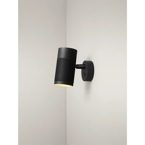 Patrone Wall Lamp Small Black Burnished Brass