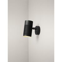 Patrone Wall Lamp Small Black Burnished Brass