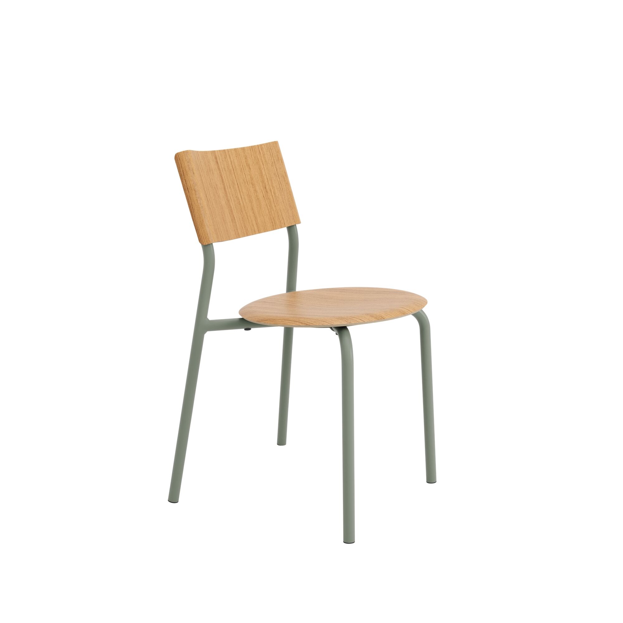 SSD Chaise de Salle à Manger Chêne/Eucalyptus Gris