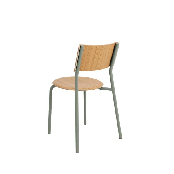 SSD Dining Chair Oak/Eucalyptus Grey