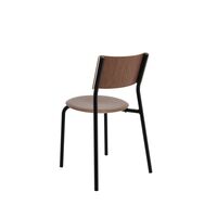 SSD Dining Chair Walnut/Graphite Black
