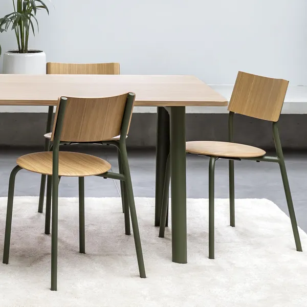 SSD Dining Chair Walnut/ Eucalyptus Grey