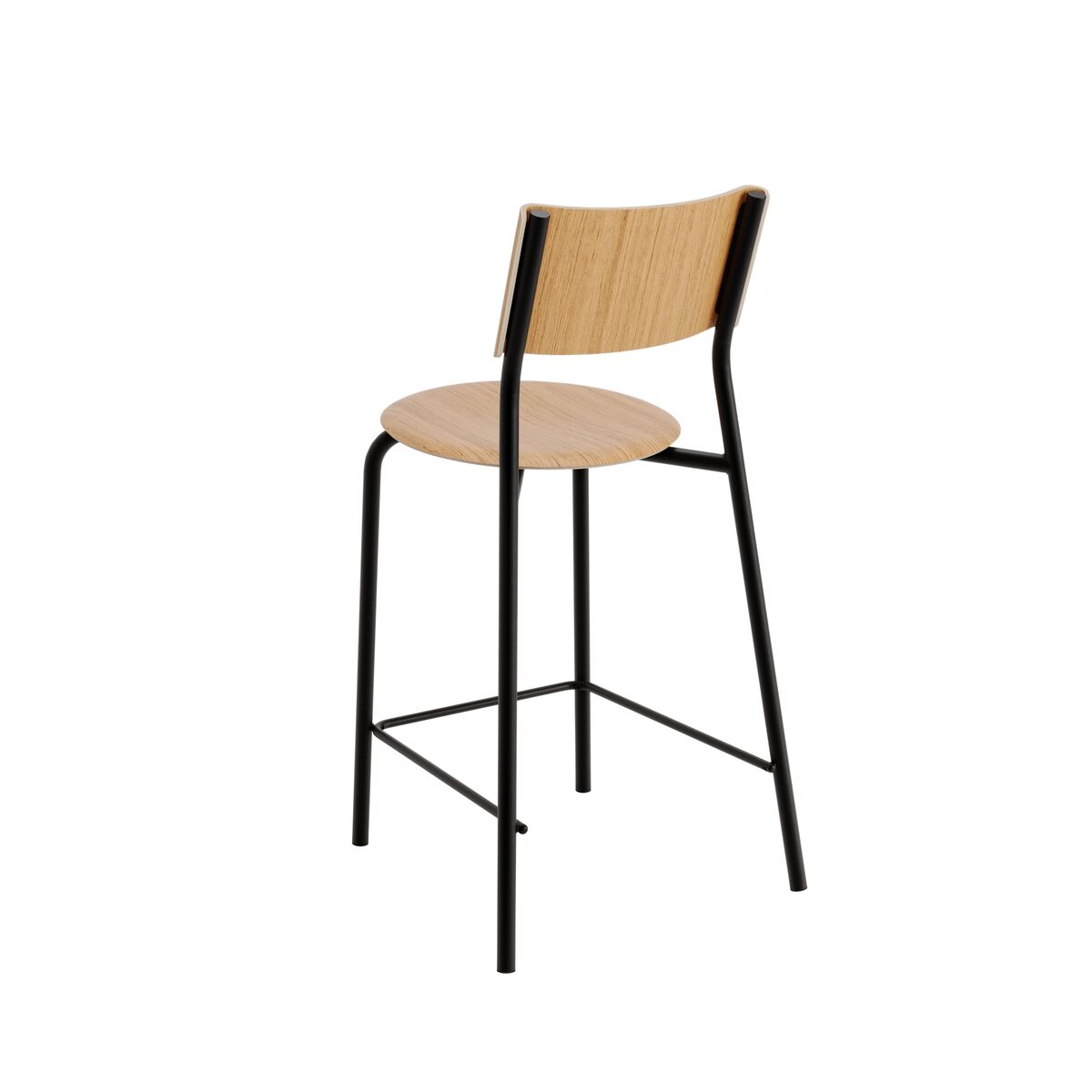 SSD Barstool 65 cm Oak/Graphite Black