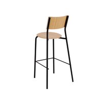 SSD Barstool 75 cm Oak/Graphite Black
