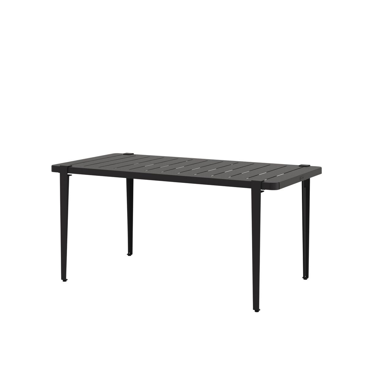 Mesa de Exterior Midi 160 x 80 cm Negro Grafito