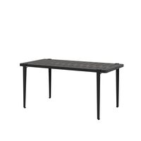 Mesa de Exterior Midi 160 x 80 cm Negro Grafito