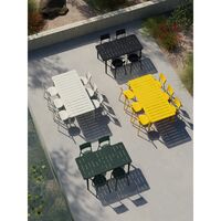 Midi Outdoor Table 160 x 80 cm Forest Green
