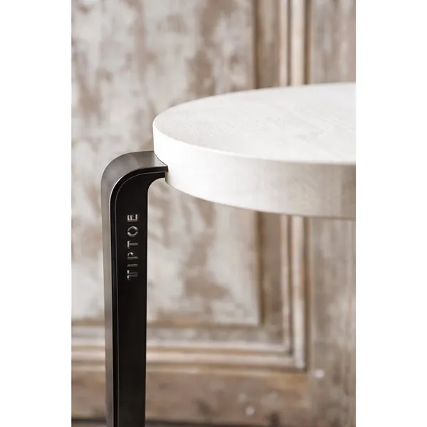 LOU Stool Recycled Plastic White/Graphite Black