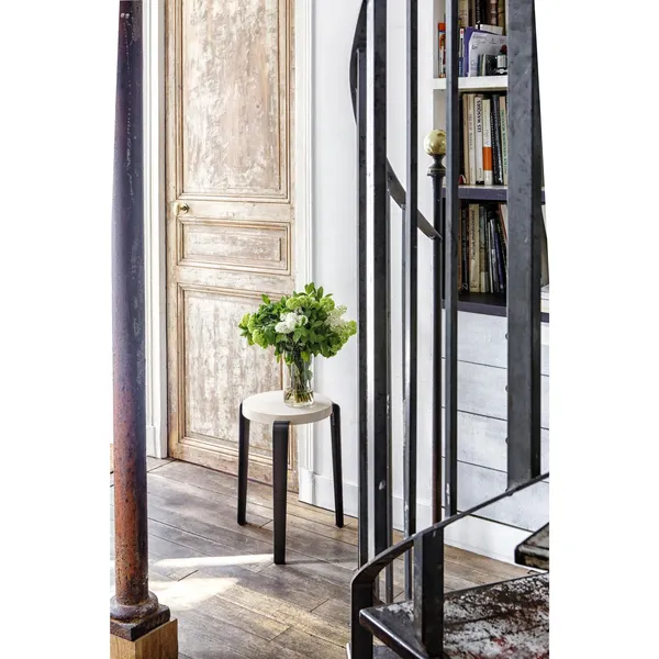LOU Stool Oak/Graphite Black