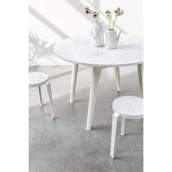 LOU Stool Oak/Eucalyptus Grey