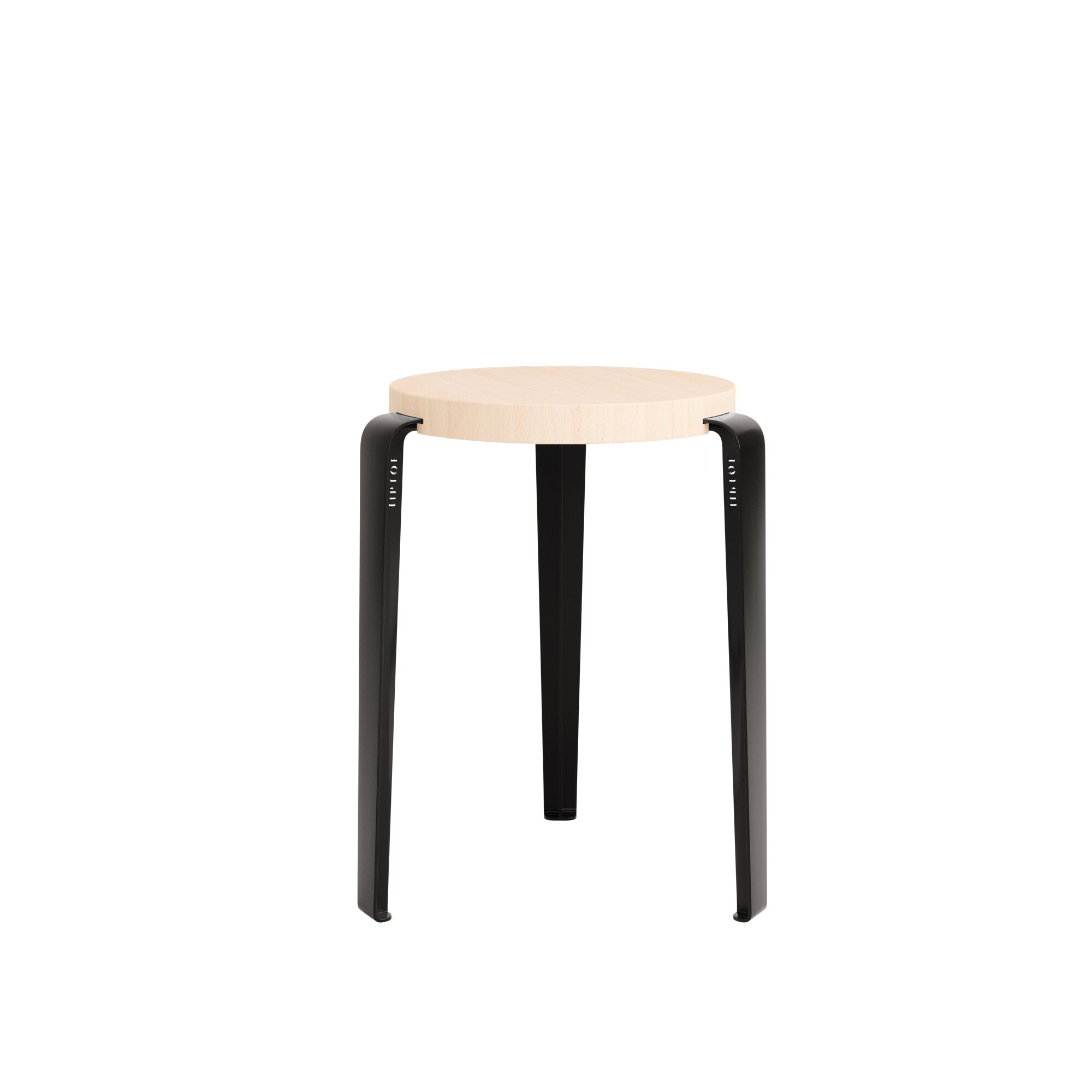 Tabouret LOU en Hêtre/noir Graphite