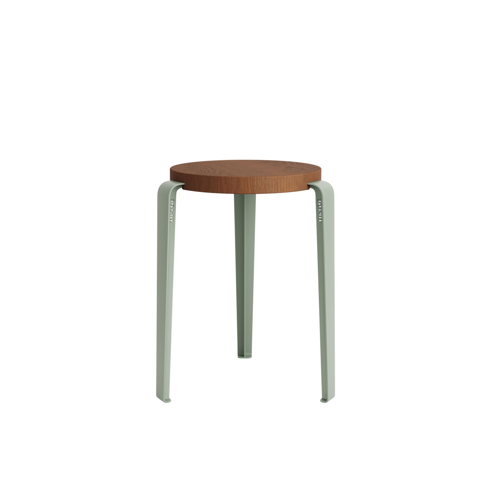 LOU Skammel Farvet Egetr/Eucalyptus Grey