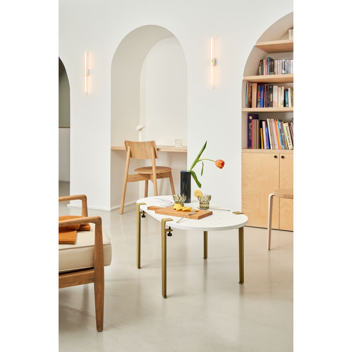 x Heju Legs For Coffee Table/Bench 43 cm Heather Green