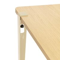 x Heju Legs For Dining Table/Desk/Console Table 75 cm Spruce Beige