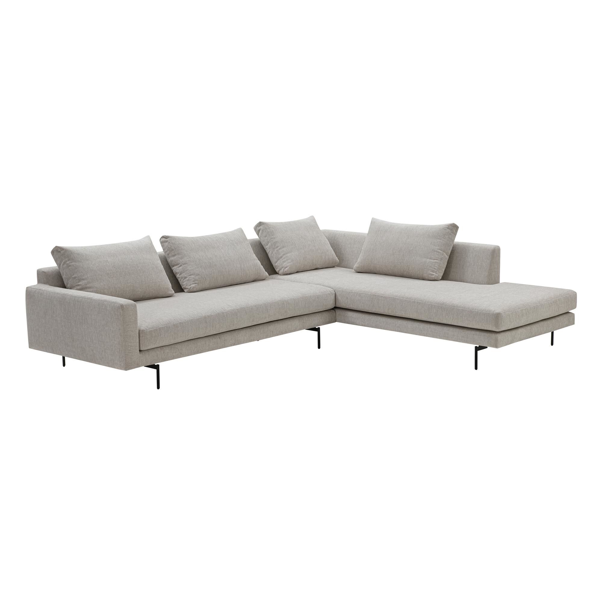 Edge V2 Modulsofa 11+33 Soft 2/Sort