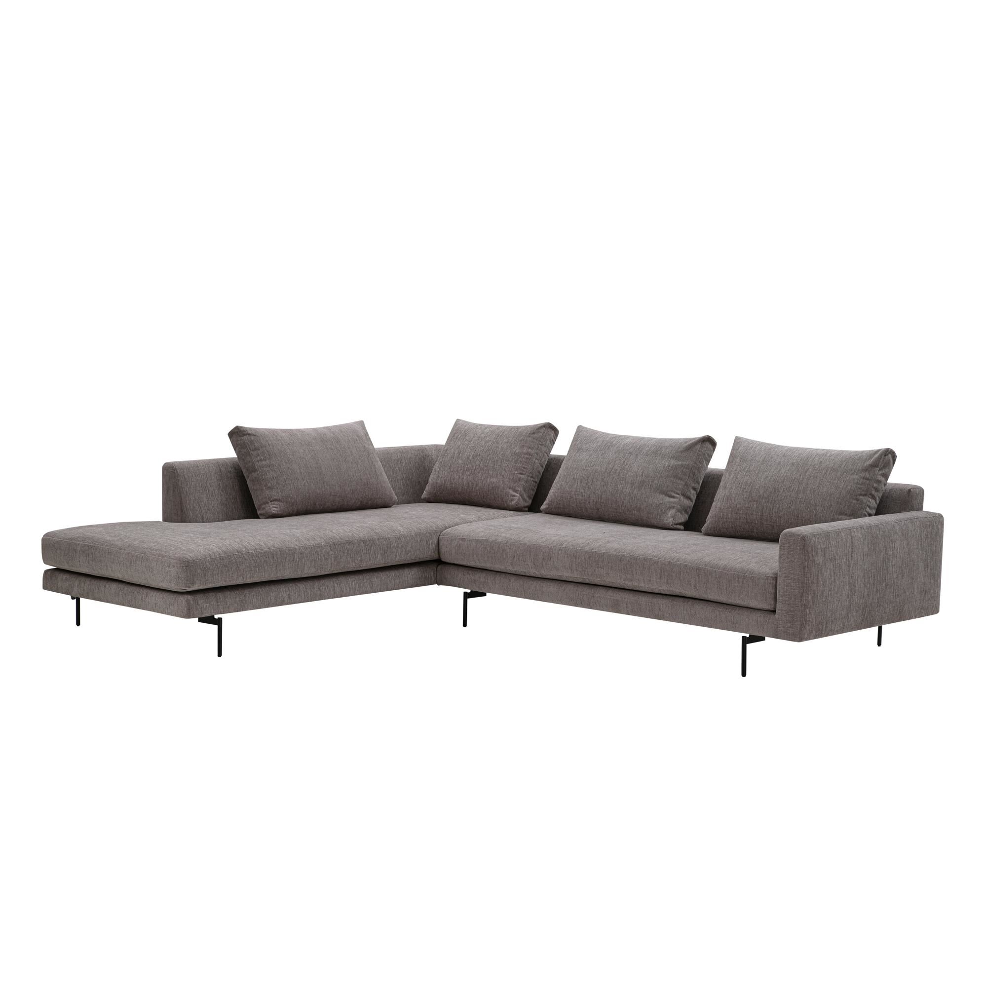 Edge V2 Modulsofa 12+34 Soft 3/Sort