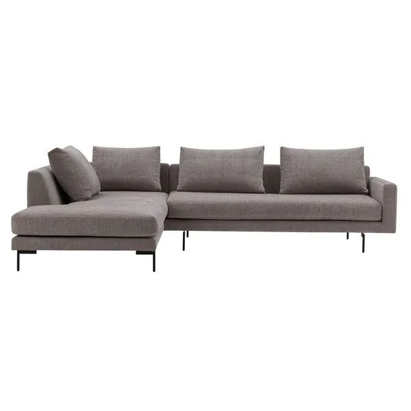 Edge V2 Modular Sofa 12+34 Soft 3/ Black