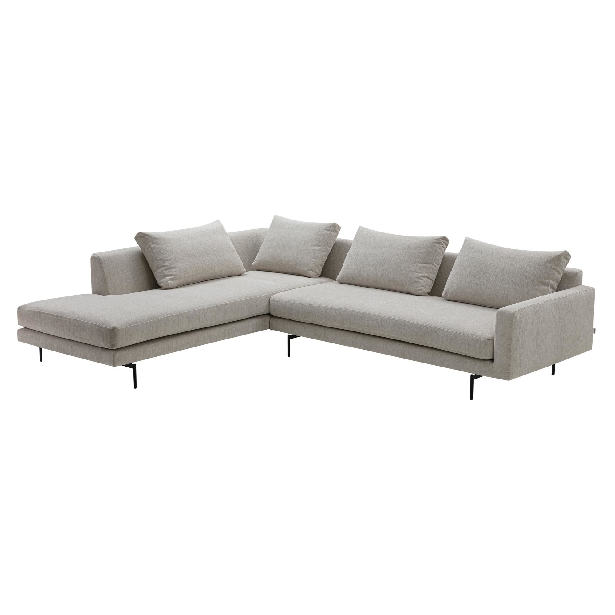 Edge V2 Modulsofa 12+34 Soft 2/Sort