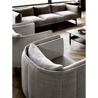 Kite Modulsofa 09 2,5-seater Roco 08/Sort Bejdset Egetræ
