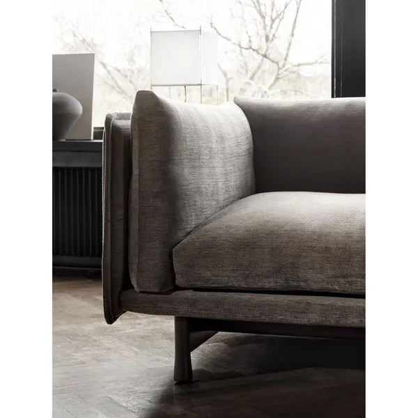 Kite Modulsofa 09 2,5-seater Roco 08/Sort Bejdset Egetræ
