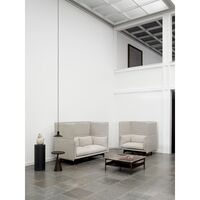 Kite Modulsofa 09 2,5-seater Roco 08/Sort Bejdset Egetræ