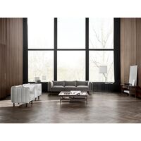 Kite Modulsofa 09 2,5-seater Roco 08/Sort Bejdset Egetræ