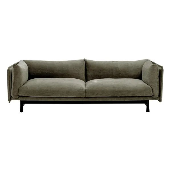 Kite Modulsofa 09 2,5-seater Roco 08/Sort Bejdset Egetræ
