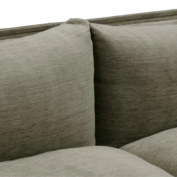 Kite Modulsofa 09 2,5-seater Roco 08/Sort Bejdset Egetræ