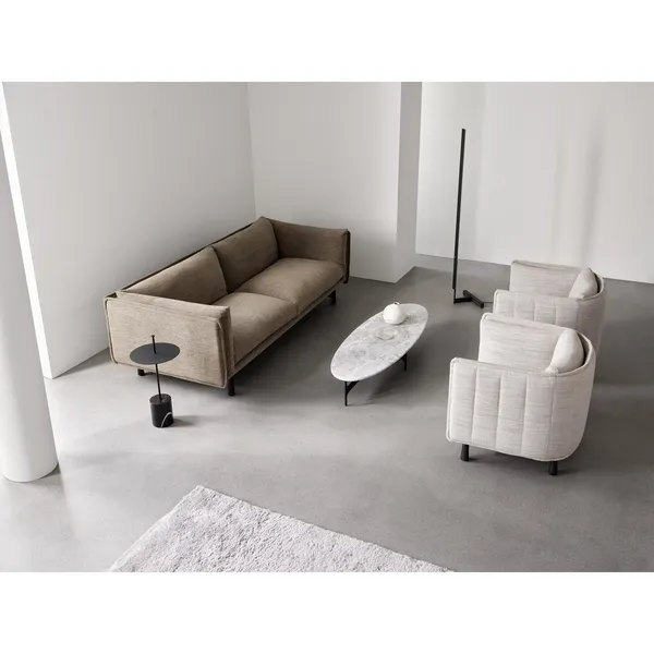 Kite Modulsofa 09 2,5-seater Roco 08/Sort Bejdset Egetræ
