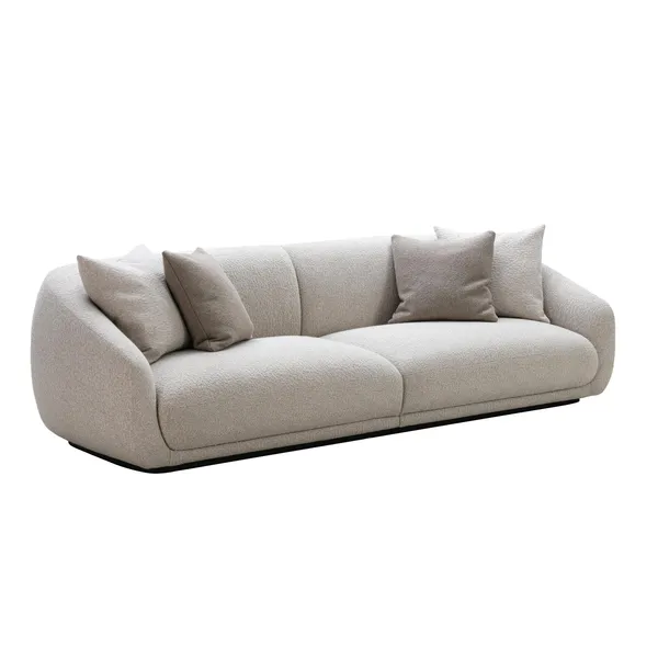 Montholon Sofa 3-seter Bosa 04/ Sort Eik