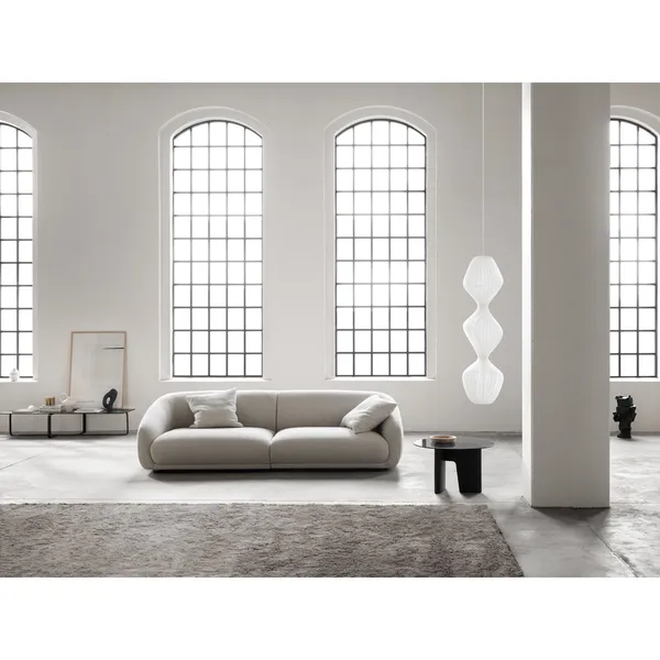 Montholon Sofa 2,5-Seater Cuddle 04/Sort Bejdset Egetræ