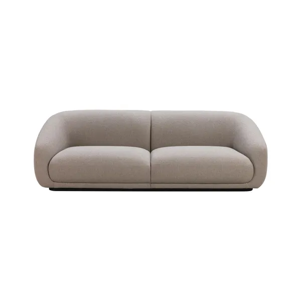 Montholon Sofa 2,5-Seater Cuddle 04/Sort Bejdset Egetræ