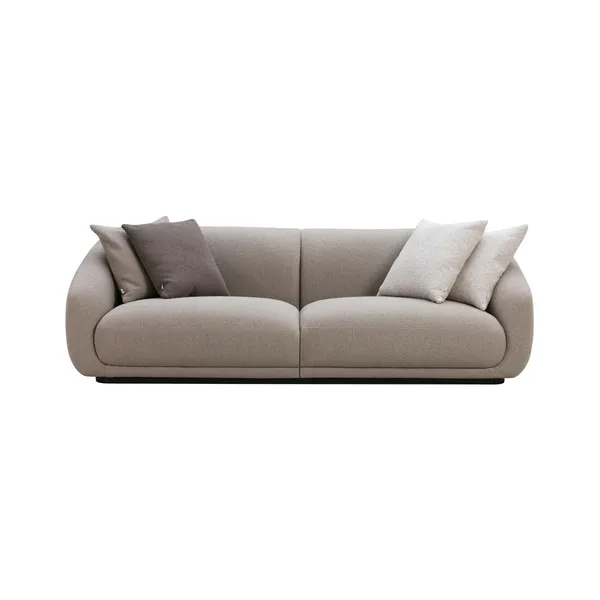 Montholon Sofa 2,5-Seater Cuddle 04/Sort Bejdset Egetræ