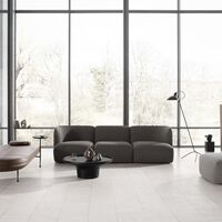 Poller Coffee Table Ø80 Black/ Black Marble