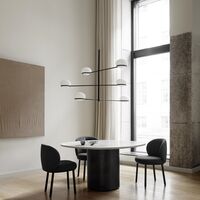 Ovata Dining Table Black