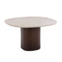 Ovata Dining Table Dark Brown