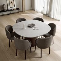 Ovata Dining Table Dark Brown