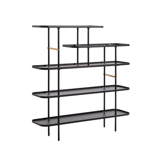 Slice Bookcase Medium High Black