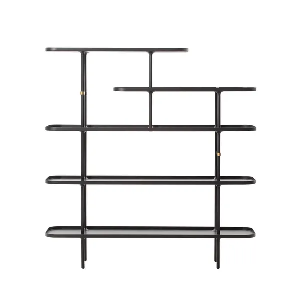 Slice Bookcase Medium High Black