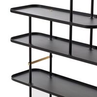 Slice Bookcase Medium High Black